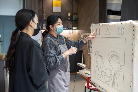 牧羊犬攝影 - 手做地毯活動記錄