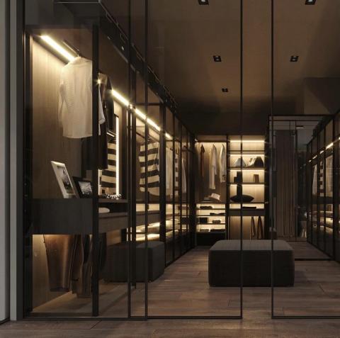 觀·室內設計 - 輕奢風更衣間