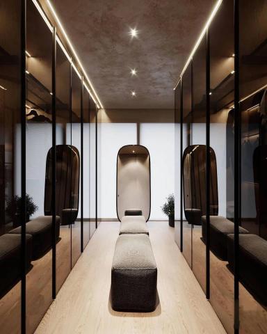 觀·室內設計 - 輕奢風更衣間