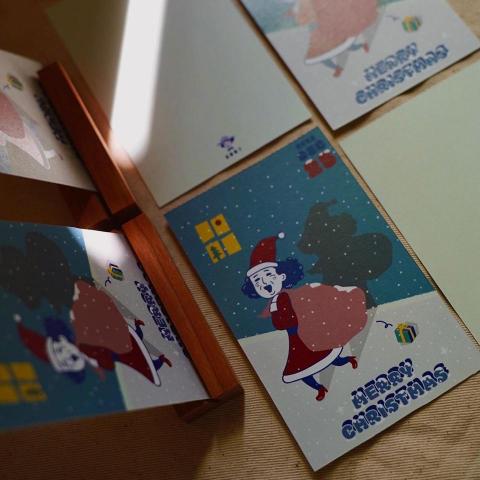 夢露 - ｜ 金婆菓子 ｜

2022 Merry Christmas
聖誕限定手繪明信片設計
