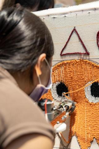 牧羊犬攝影 - 手做地毯活動記錄