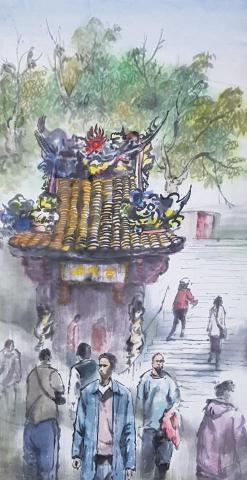 陳學嬪 - 學生水墨作品