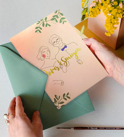 夢露 - | Doris & Smigon |  喜帖設計 ｜


Material?

頂級象牙紙
420P 
燙霧金