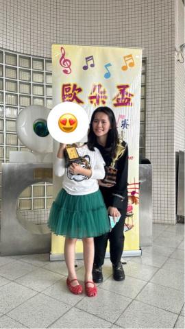 胡老師 - 學生參加歐朵盃獲得第二名喔