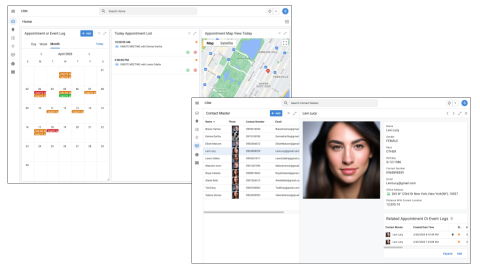 島島有限公司(軟體專案開發) - 客戶關係管理系統，輕鬆管理客戶資訊和會議行程，不再忘記與客戶的溝通和約定，提供月曆和約會列表，一目了然地查看工作行程，還可以快速查看今天的約會地點。