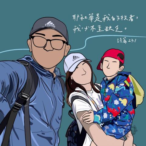 插畫/繪畫 - 電繪/似顏繪/無框畫/全家福