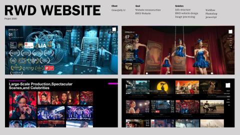 科學設計 - 【影像型網站改版】為仙草影像公司，
設計第1代、翻新第2代品牌官網。

以清晰的資訊結構，有序地整合大量影像資訊，並透過技術方法，解決影片檔案巨大的傳輸問題。