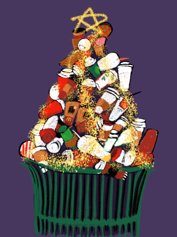 黃雅超 - 插畫
環保聖誕樹