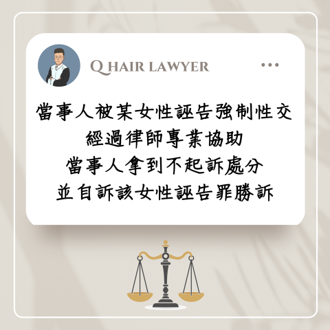 鐘晨維律師 - 自訴案件勝訴