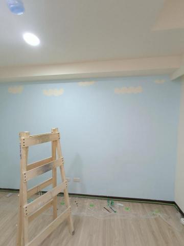 萬力興油漆防水工作室 - 小孩房間2另一面跳色處理
