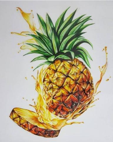 昕妘 - 麥克筆水果作品 昕妘 - 麥克筆水果作品