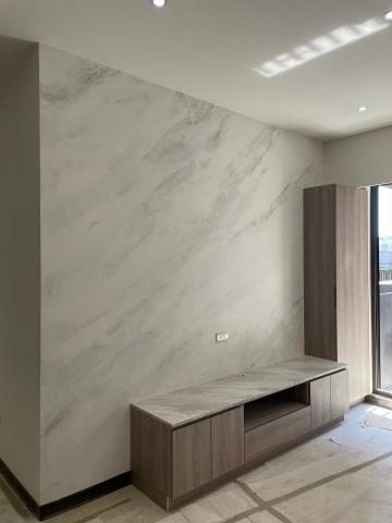 藝之初創意塗裝有限公司 - 電視牆石紋仿飾案例