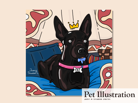 Justastudio - 寵物插畫