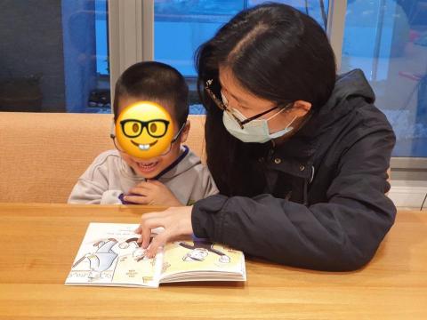 蔡老師 - 教學現場-幼兒英文