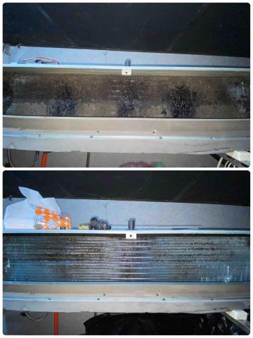 游鈺禧 - 吊隱式冷氣機保養對比照