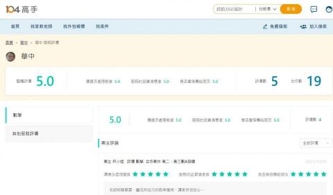 朱華中 - 服務評價