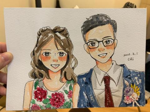 張芷綺 - 雙人似顏繪