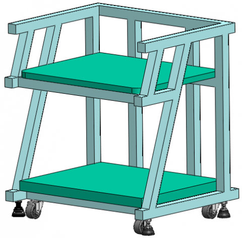 溫峻宏 - 腳輪+腳座搭配應用 - 移動桌 (youtube影片素材)