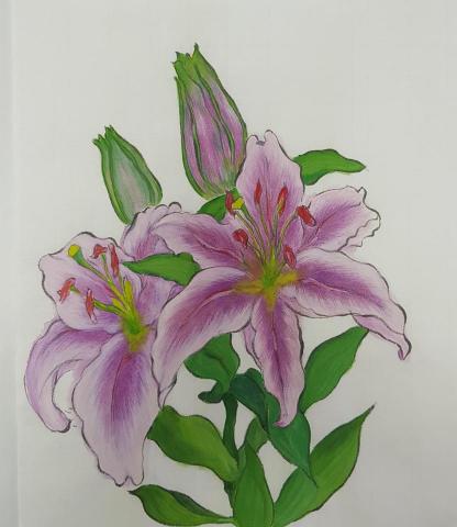 陳學嬪 - 學生彩墨作品