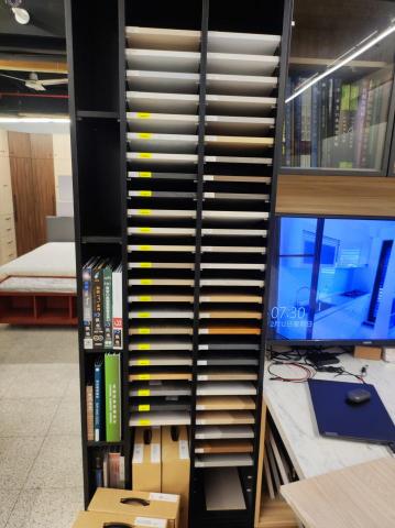 系統櫃訂製兼職家俱組裝 - 系統櫃板材選色