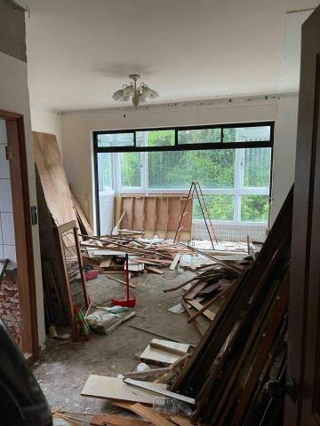 林家環保工程行 - 新店花園一路房間拆除施工中