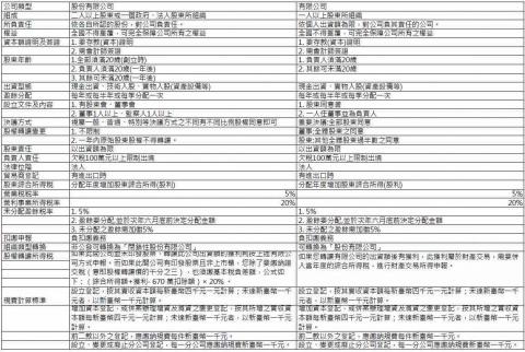 丁柏元 - 股份有限公司與有限公司差異分析