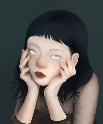 時雨 - 電腦繪圖－人像創作