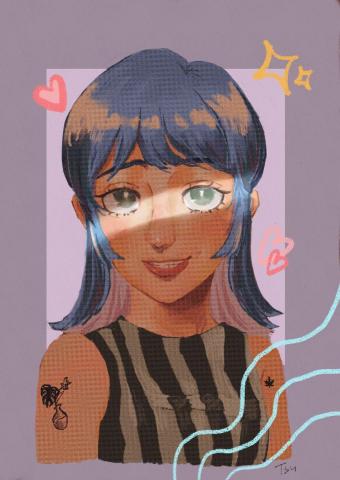 初TSU - 私人約稿（人像委託範例）