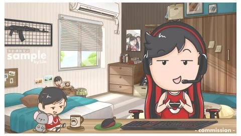 Liin_illustration - VT遊戲直播間+2Dlive製作 Liin_illustration - VT遊戲直播間+2Dlive製作