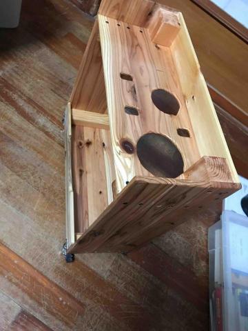 林郁怡 - 訂製桌邊縫隙櫃（可放吹風機梳子）