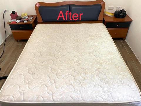 五葉草床墊沙發地毯清潔 - 床墊清洗，大面積污漬去除。