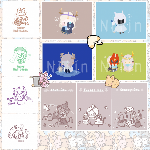 陳宇桐 - 可愛人物委託繪圖範例(2)