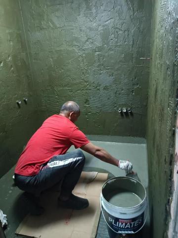 大台中浴缸拆除磁磚修復工程 - 浴室防水施作