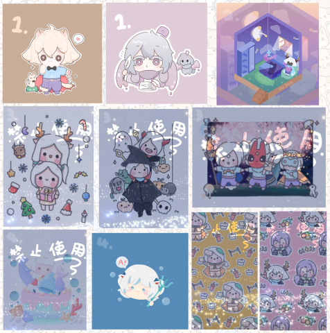 陳宇桐 - 可愛人物委託繪圖範例(1)