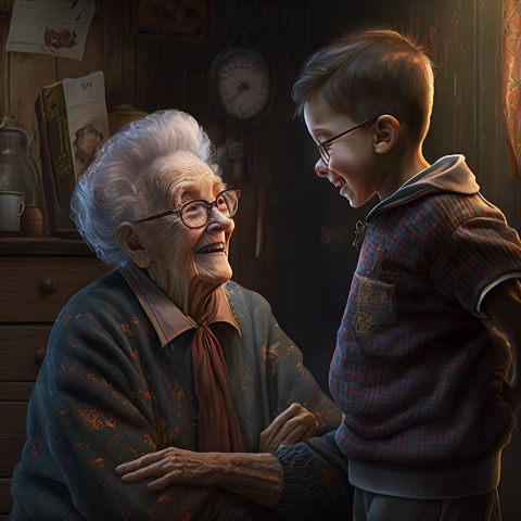 劉小姐 - 插圖 親情