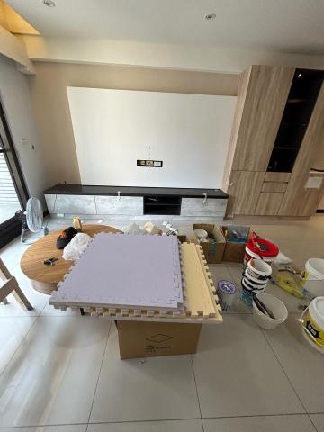 宋宥廷（印象藝術塗裝） - 三房一廳（電視牆除膠完成）