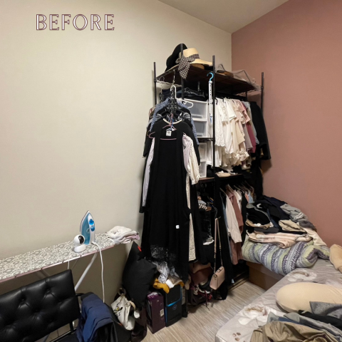 庭和工作室 - 衣櫃案例 Before 1