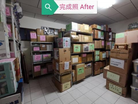 9959958來我家收納 - 使用各種不同尺寸鐵力士層架，讓物品分類上架才容易尋找物品