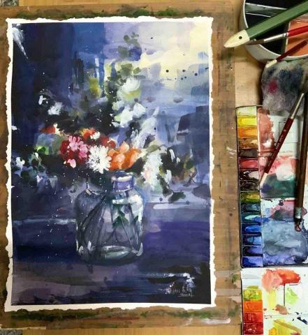 林義翔 - 透明水彩靜物