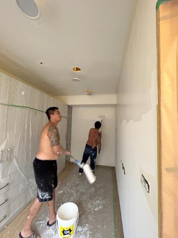 宋宥廷（印象藝術塗裝） - 三房一廳（保護工作以及滾塗）