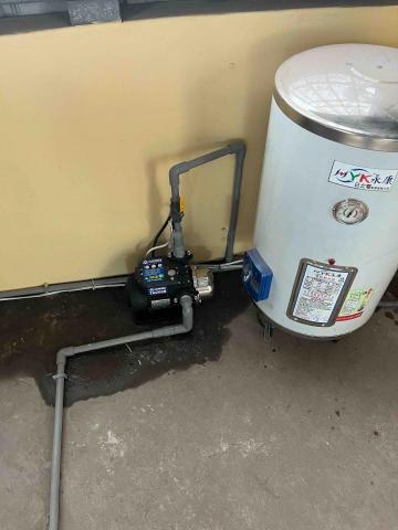 信鎰水電 - 替客戶換新馬達解決水變小沒熱水問題
