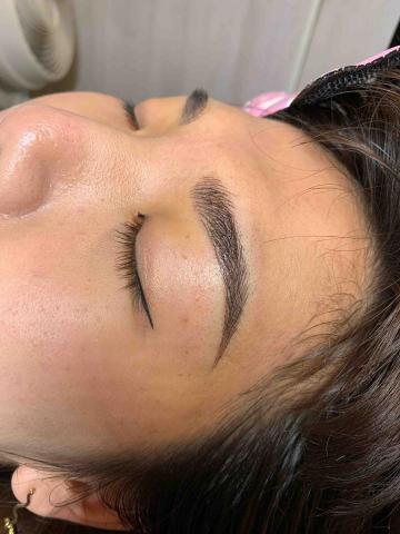 巧遇幸福半永久翲霧眉眼唇妝容 - 美式飄眉，無調色