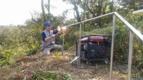 王承貴/展發工程有限公司 - 坡道白鐵扶手施工