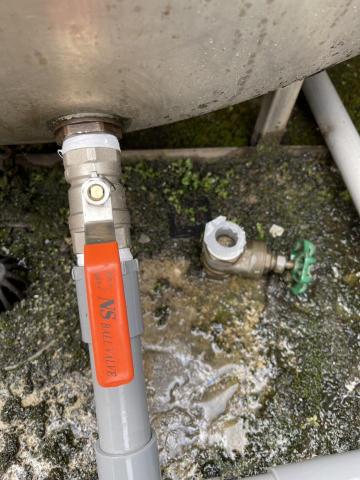 廣明水電工程行-網路部 - 水塔開關更換(銅閘型改白鐵型)