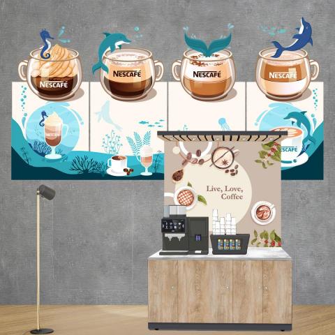 翅膀彎彎 - 台灣雀巢 大圖設計