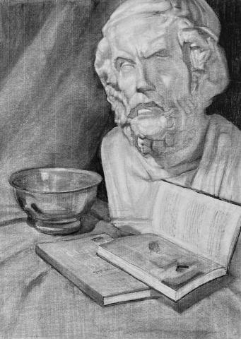 佐森美學 TheForest Art Stu. - 大學術科考題 / 炭筆素描 / 39.3*54.5 / 2023