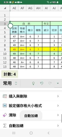 林勇輝 - 自然A++,只錯1題班排第一