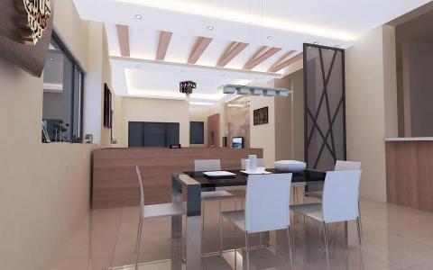  匠心設計 AH Design / 穆達比 Mudabe - 3D透視圖 - 鄒公館 - 餐廳