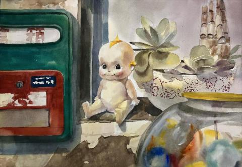 佐森美學 TheForest Art Stu. - 大學術科考題 / 水彩 / 54.5*39.3 / 2023