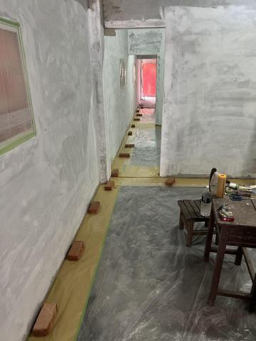 沈世雄 - 牆面透批及地面保護措施